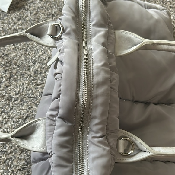 Sol and Selene gray/silver quilted shoulder bag in excellent condition - Picture 12 of 12